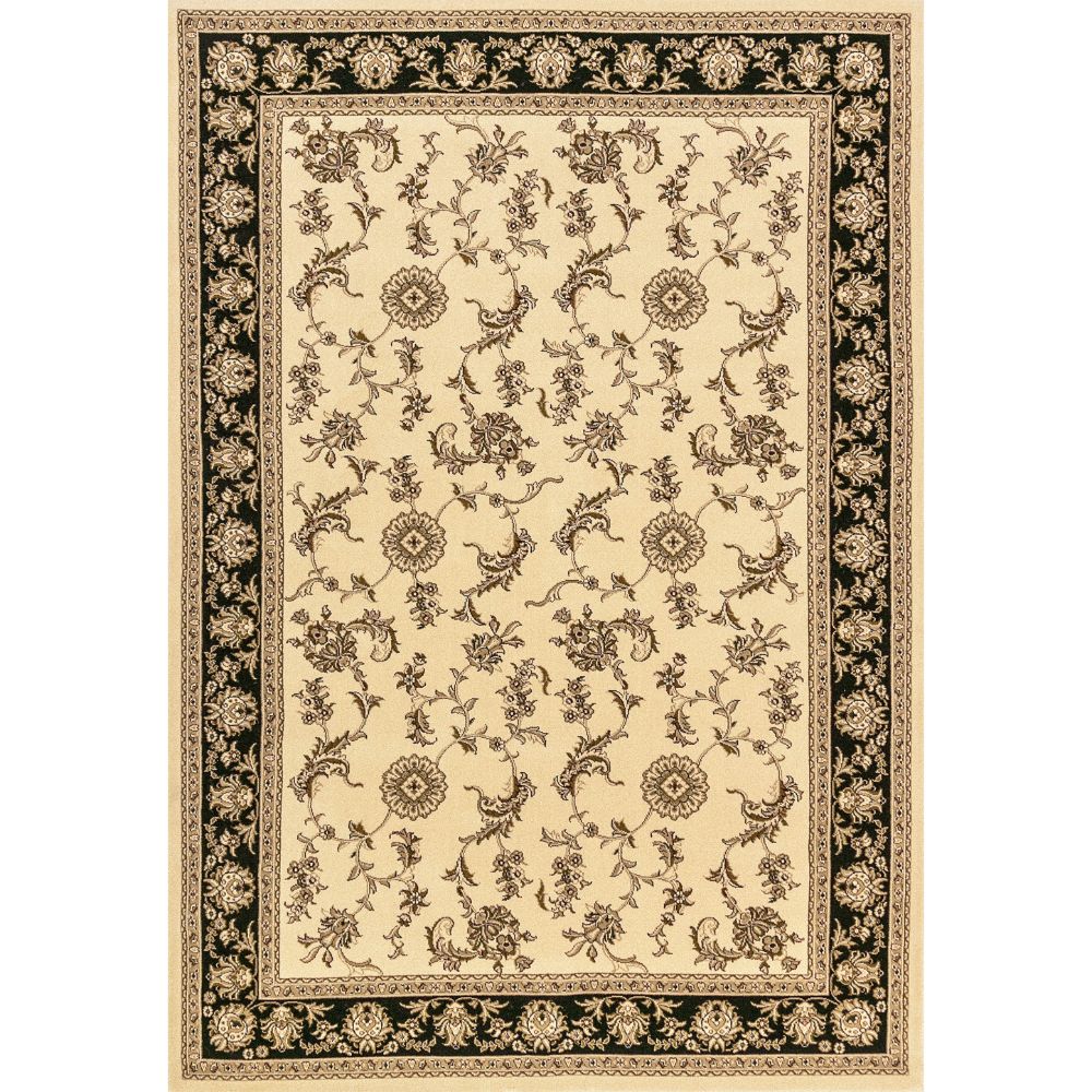 Dynamic Rugs 58017-190 Legacy 2 Ft. X 3.6 Ft. Rectangle Rug in Ivory/Black